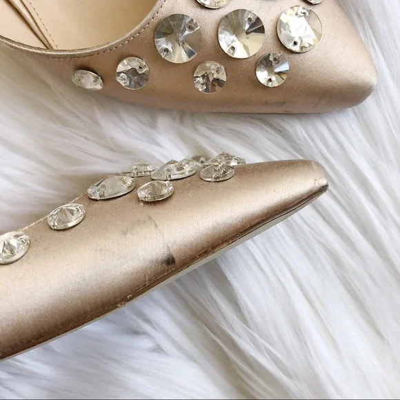 J.Crew jeweled satin flats - Picture 3 of 7